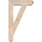 Ekena Millwork Traditional Craftsman Smooth Bracket w/ Offset Brace, Douglas Fir, 5 1/2"W x 18"D x 30"H BKT0604X18X30TRA04SDF - alternate 3